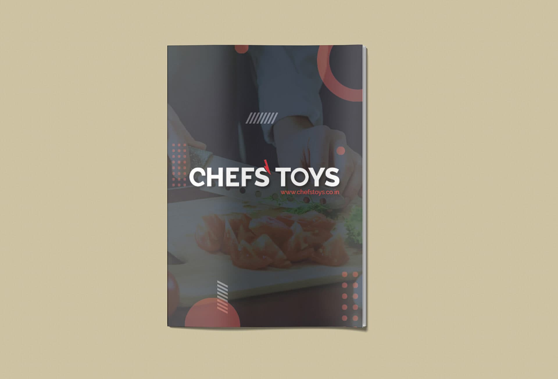 Chefs Toys Brochure - portfolio project cover