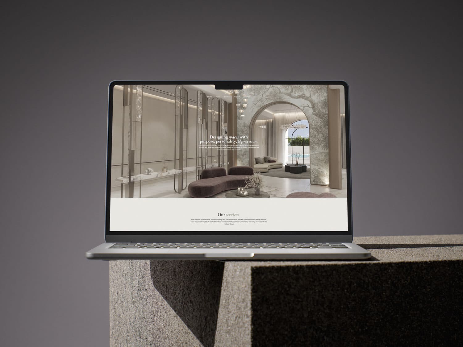YDS Interior Design website design and development Dubai