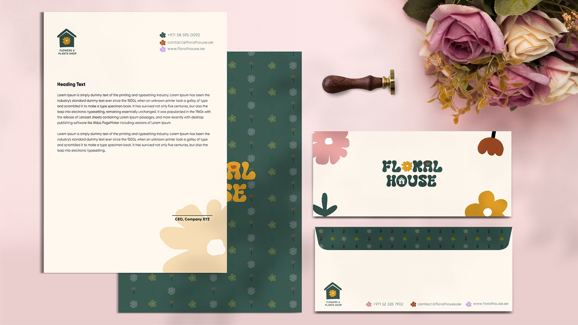 flower shop - Web design and graphic design services - Muhammad Adeel