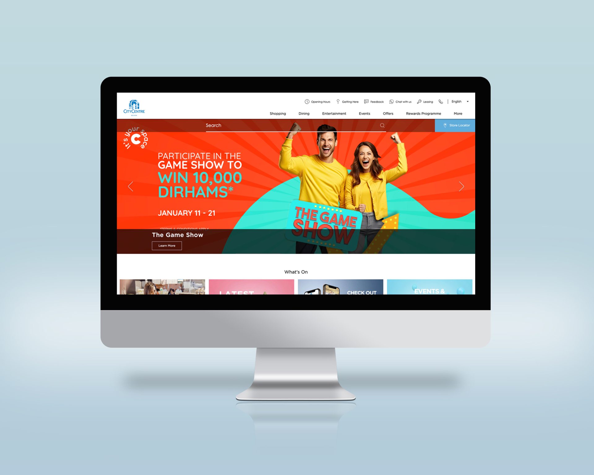 City Centre Deira - Web design and web development services - Muhammad Adeel