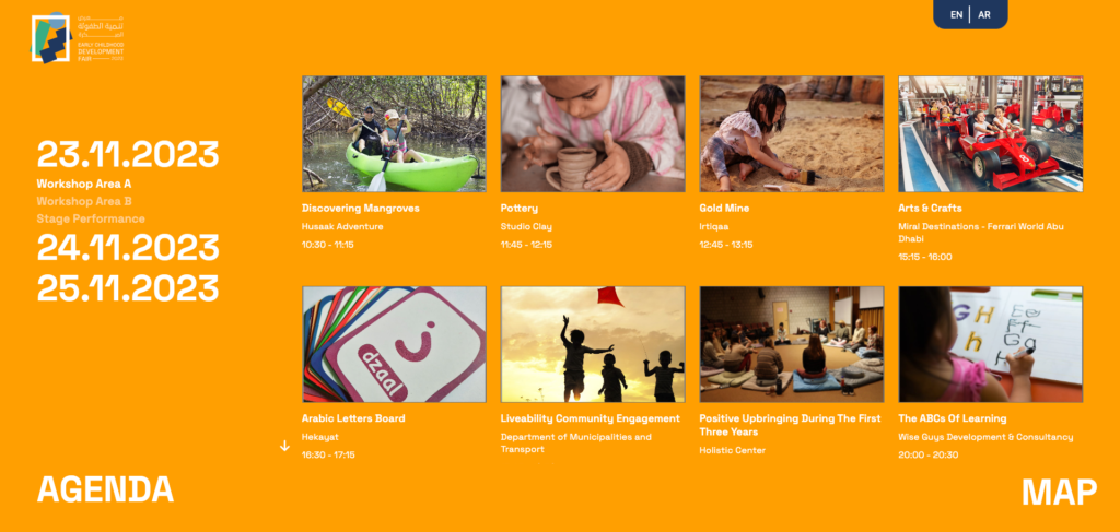 Early Childhood Development Fair website