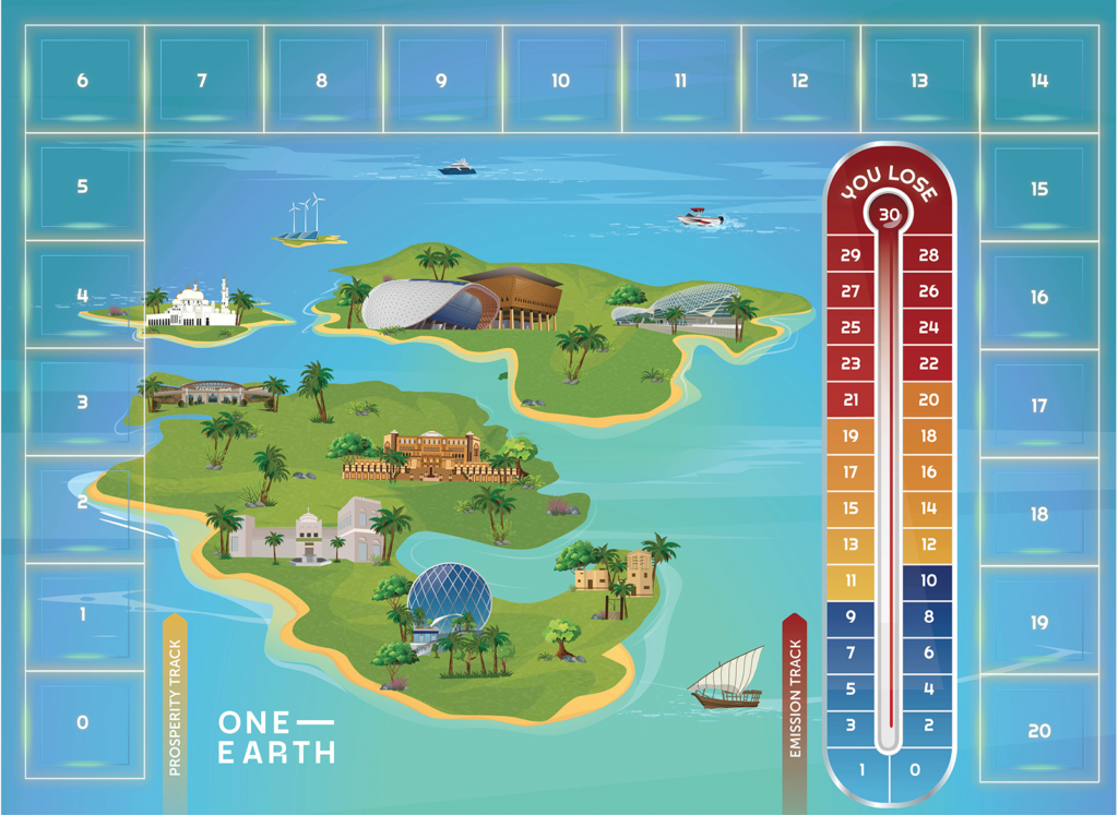 One earth board game design