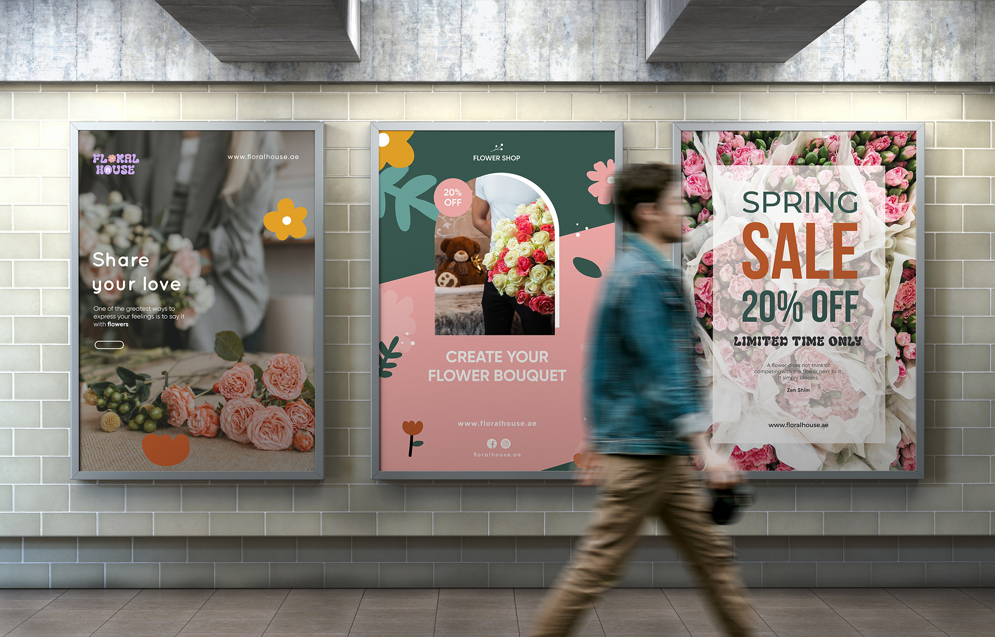 flower shop - Web design and graphic design services - Muhammad Adeel