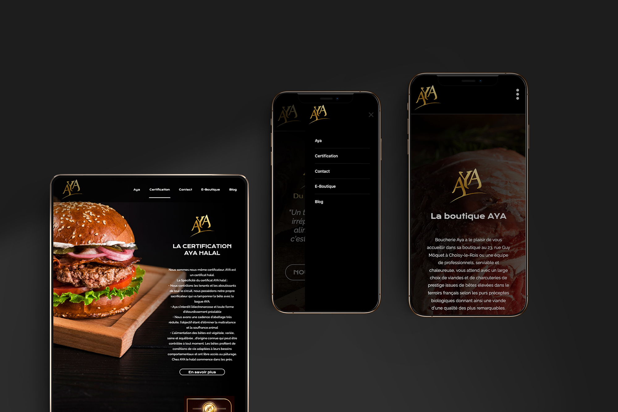 Boucherie Aya - Web design and development services - Muhammad Adeel